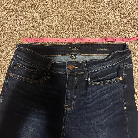 Judy Blue flare dark wash jean size 28 no flaws perfect condition - Picture 7 of 8